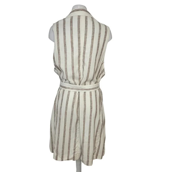 In Every  Story Linen Blend Tie Waist Vest Size 16 - Picture 6 of 9